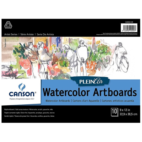 Plein Air Watercolor Artboards